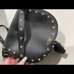 VS black studded purse